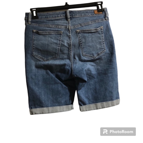Lauren Ralph Lauren Denim Shorts Cuff Leg Womens 8P - Picture 2 of 5